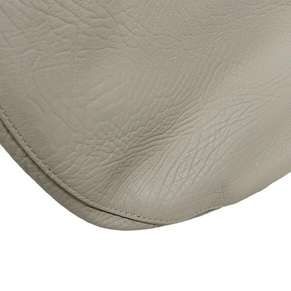 Auth Burberry - Light gray Leather Shoulder Bag - Picture 15 of 16